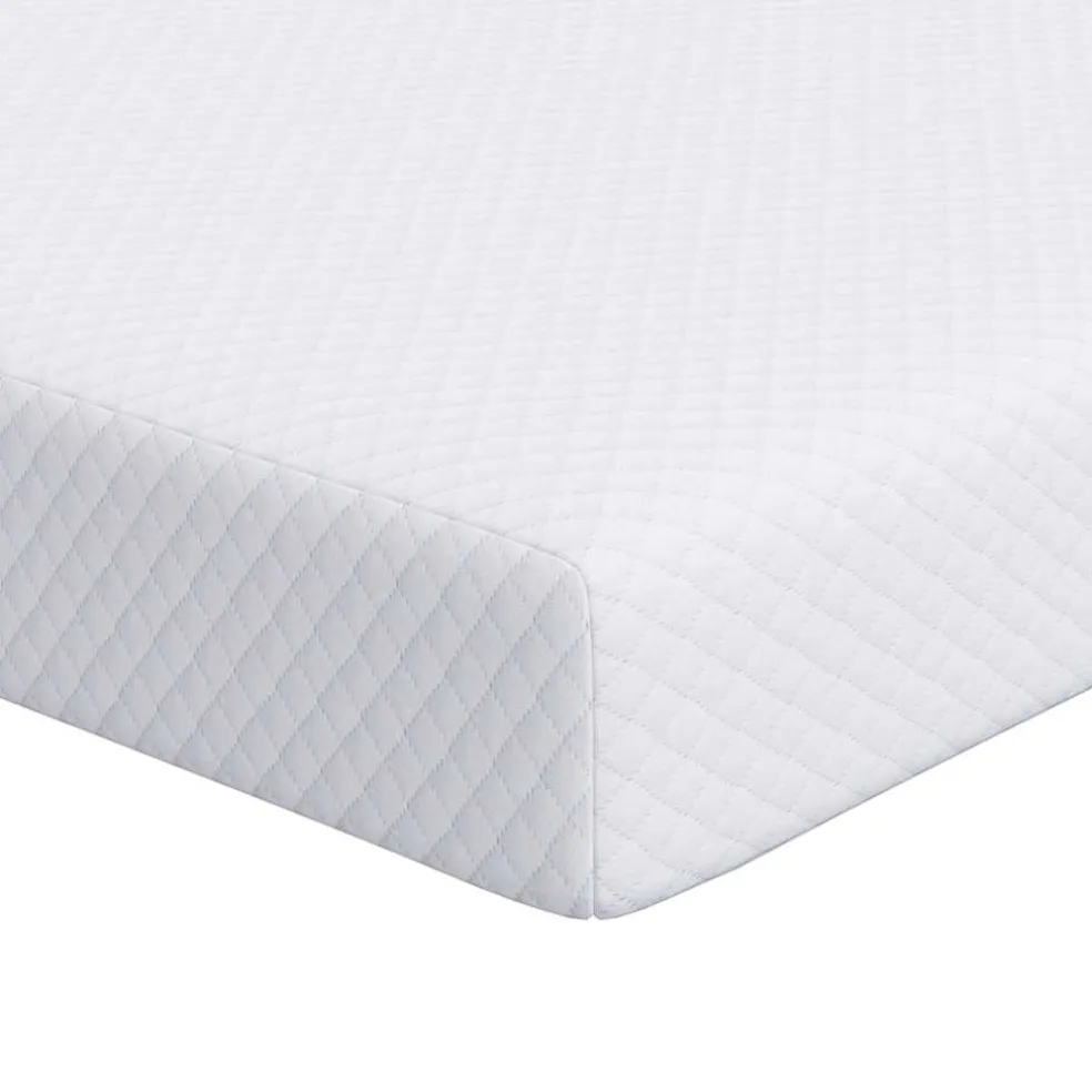 vidaXL Traagschuimmatras topper 70 x 200 cm Thick Stof-100% polyester
