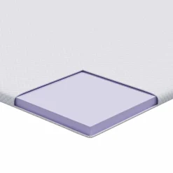 vidaXL Traagschuimmatras topper 80 x 200 cm Thick Stof-100% polyester