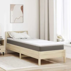 vidaXL Traagschuimmatras topper 80 x 200 cm Thick Stof-100% polyester