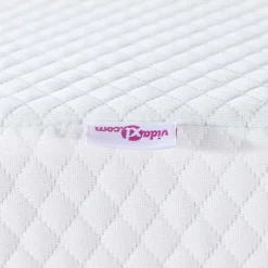 vidaXL Traagschuimmatras topper 80 x 200 cm Thick Stof-100% polyester