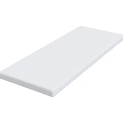 vidaXL Traagschuimmatras topper 80 x 200 cm Thick Stof-100% polyester