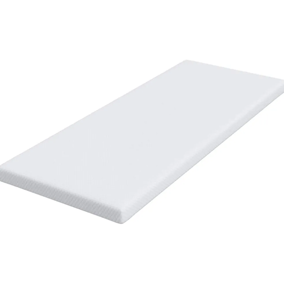 vidaXL Traagschuimmatras topper 80 x 200 cm Thick Stof-100% polyester