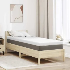 vidaXL Traagschuimmatras topper 80 x 200 cm Thick Stof-100% polyester