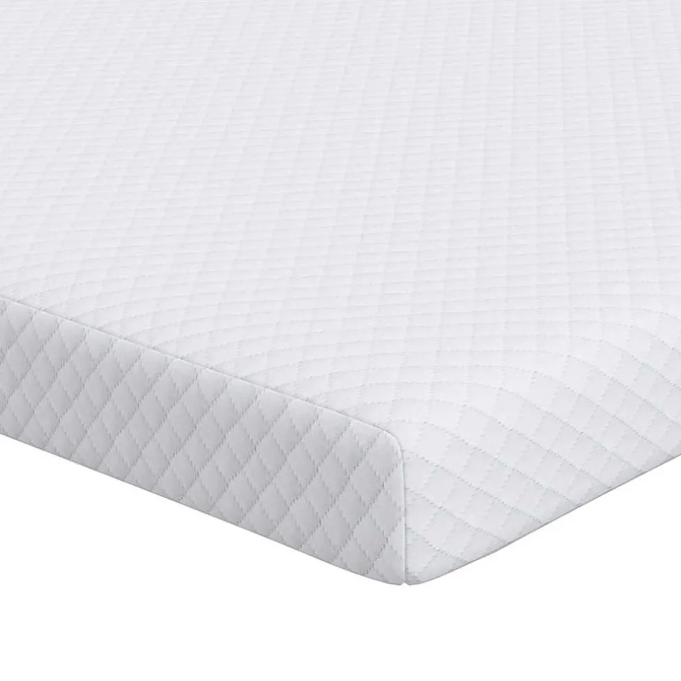 vidaXL Traagschuimmatras topper 80 x 200 cm Thick Stof-100% polyester