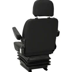 vidaXL Tractorstoel met ophangingsysteem Zwart 56 x 57 x 87 cm