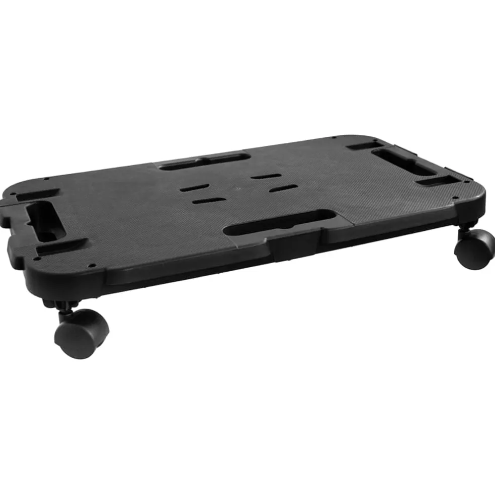vidaXL Transporttrolley 200 kg polypropeen zwart