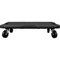 vidaXL Transporttrolley 58x38x12 cm PP zwart