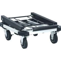 vidaXL Transportwagen inklapbaar 150 kg aluminium zilverkleurig