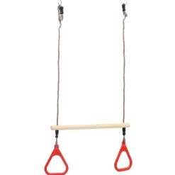 vidaXL Trapezestang met ringen