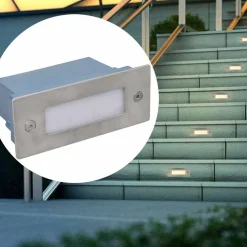 vidaXL Trapinbouwspots 12 st LED 44x111x56 mm