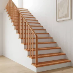 vidaXL Traplopers 2 st 70 x 25 x 2 cm Lak Massief beukenhout