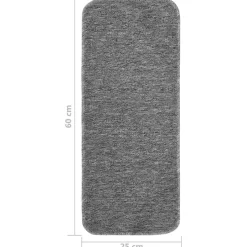 vidaXL Trapmatten 15 st anti-slip rechthoekig 60x25 cm marineblauw