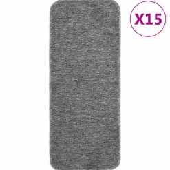 vidaXL Trapmatten 15 st anti-slip rechthoekig 60x25 cm marineblauw