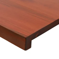 vidaXL Trapmatten 2 st Bruin 70 x 25 x 2 cm Massief beukenhout