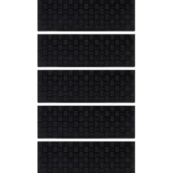 vidaXL Trapmatten 5 st 25x75 cm rubber