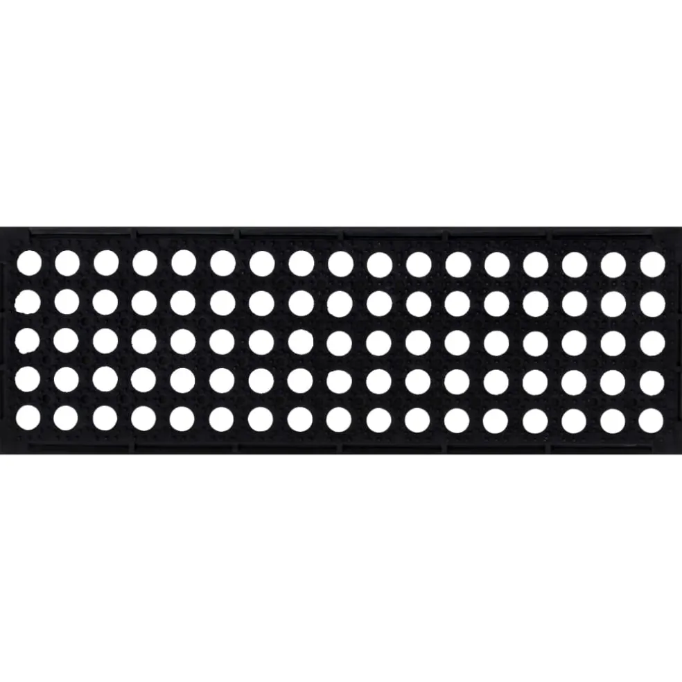 vidaXL Trapmatten 10 st 25x75 cm rubber