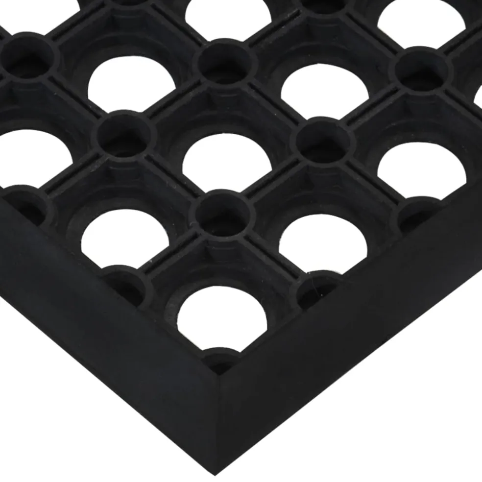 vidaXL Trapmatten 10 st 25x75 cm rubber