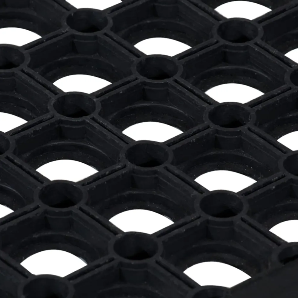 vidaXL Trapmatten 10 st 25x75 cm rubber