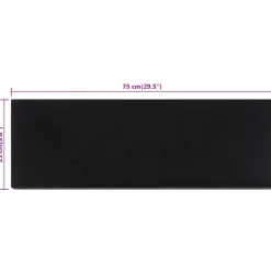 vidaXL Trapmatten 10 st 25x75 cm rubber