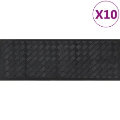 vidaXL Trapmatten 10 st 25x75 cm rubber