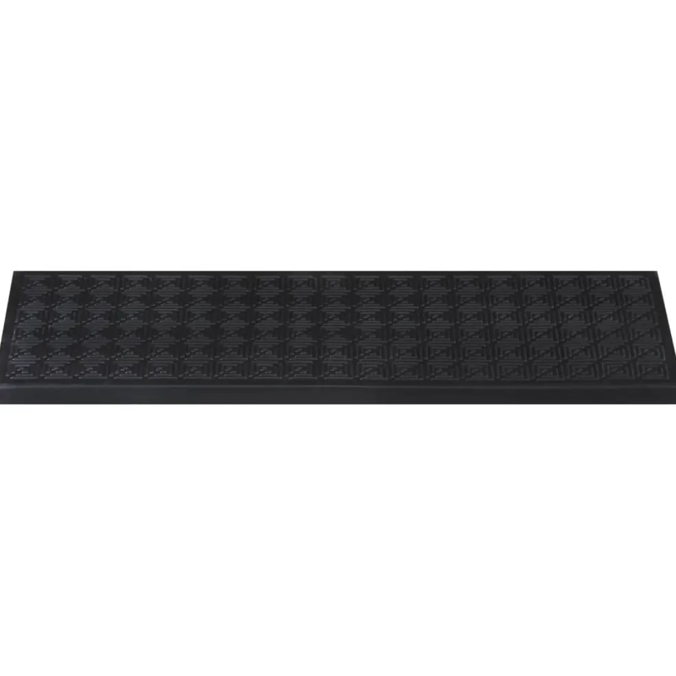 vidaXL Trapmatten 10 st 25x75 cm rubber