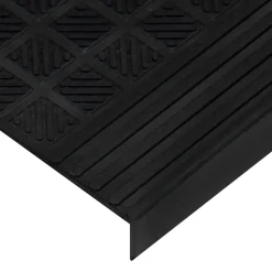vidaXL Trapmatten 5 st 25x75 cm rubber