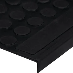 vidaXL Trapmatten 10 st 25x75 cm rubber