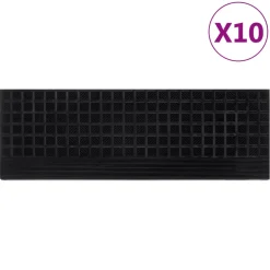 vidaXL Trapmatten 10 st 25x75 cm rubber