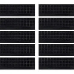 vidaXL Trapmatten 10 st 25x75 cm rubber