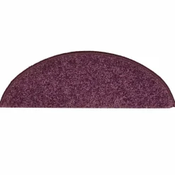 vidaXL Trapmatten 15 st 56x17x3 cm Donkerpaars Halfrond