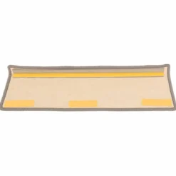 vidaXL Trapmatten 15 st 65x21x4 cm Donkerbeige Rechthoekige Rand