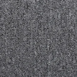 vidaXL Trapmatten 15 st 65x21x4 cm Donkergrijs Rechthoekige Rand