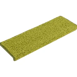 vidaXL Trapmatten 15 st 65x21x4 cm Groen Rechthoekige Rand