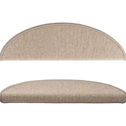 vidaXL Trapmatten 15 st 56 x 17 x 3 cm Non-Slip Taupe Vilt - 100% PP