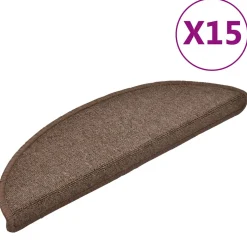 vidaXL Trapmatten 15 st 56 x 17 x 3 cm Non-Slip Wit en Grijs