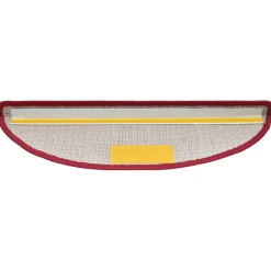 vidaXL Trapmatten 15 st 56 x 17 x 3 cm Non-Slip Rood Vilt - 100% PP