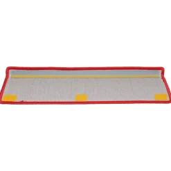 vidaXL Trapmatten 15 st 65x21x4 cm Rood Rechthoekige Rand