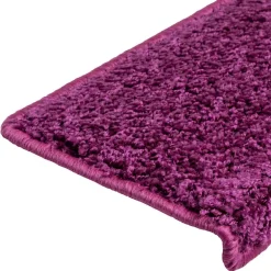 vidaXL Trapmatten 15 st 65x21x4 cm Violet Rechthoekige Rand