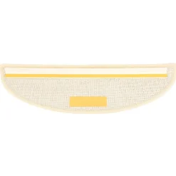 vidaXL Trapmatten 15 st 56x17x3 cm Wit en Bruin Halfrond