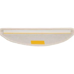 vidaXL Trapmatten 15 st 56x17x3 cm Wit Halfrond