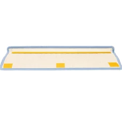 vidaXL Trapmatten 15 st 65x21x4 cm Zeeblauw Rechthoekige Rand
