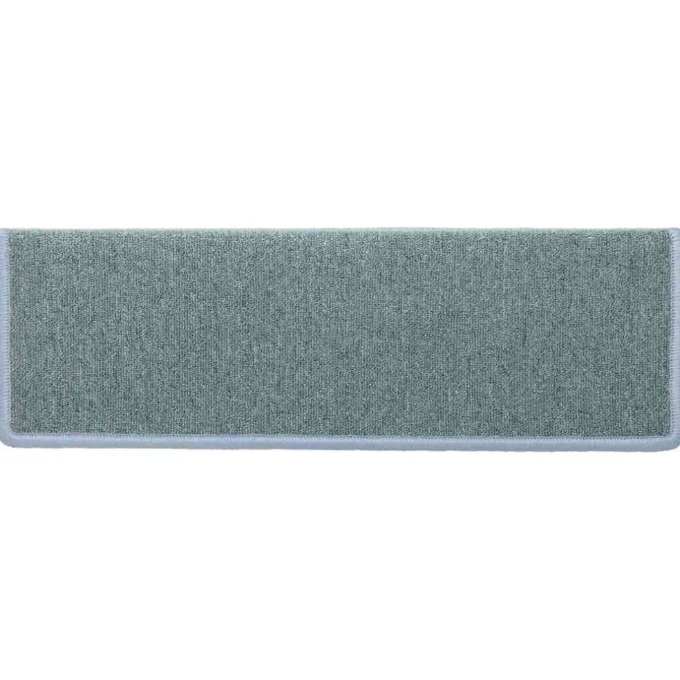 vidaXL Trapmatten 15 st 65x21x4 cm Zeeblauw Rechthoekige Rand