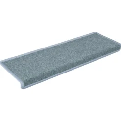vidaXL Trapmatten 15 st 65x21x4 cm Zeeblauw Rechthoekige Rand
