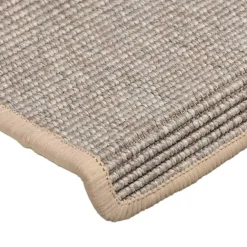 vidaXL Trapmatten 15 st 65x21x4 cm zilver met rechthoekige rand