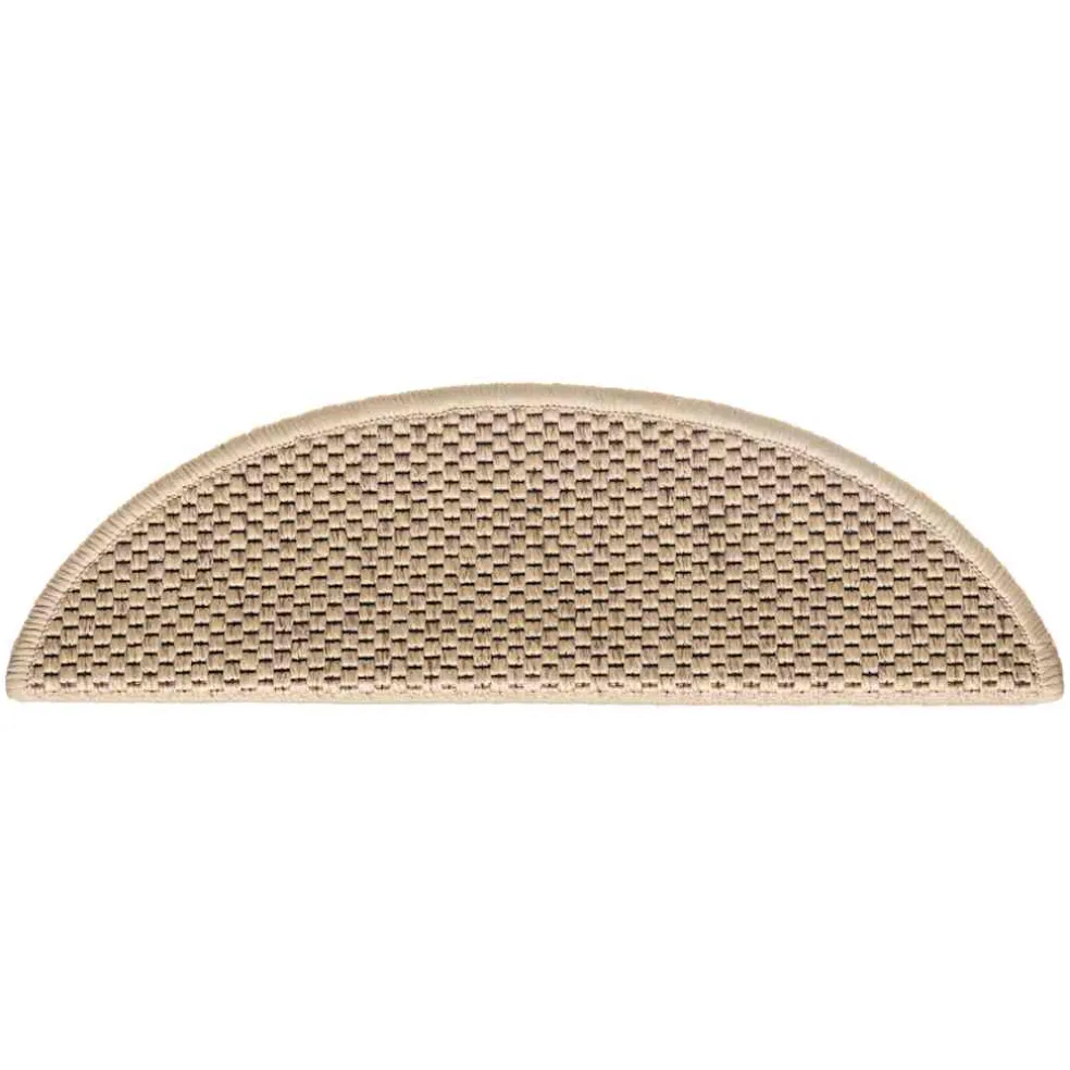 vidaXL Trapmatten zelfklevend 15 st 56x17x3 cm grijs