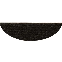 vidaXL Trapmatten zelfklevend 15 stuks 56x17x3 cm lichtbruin halfrond