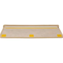 vidaXL Trapmatten zelfklevend 15 st sisal-look 65x21x4 cm lichtbeige