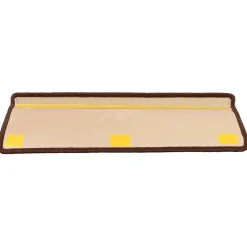 vidaXL Trapmatten zelfklevend 5 st 65x21x4 cm bruin