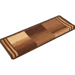 vidaXL Trapmatten zelfklevend 5 st 65x21x4 cm bruin