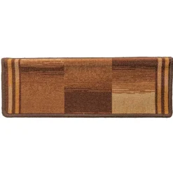 vidaXL Trapmatten zelfklevend 5 st 65x21x4 cm bruin